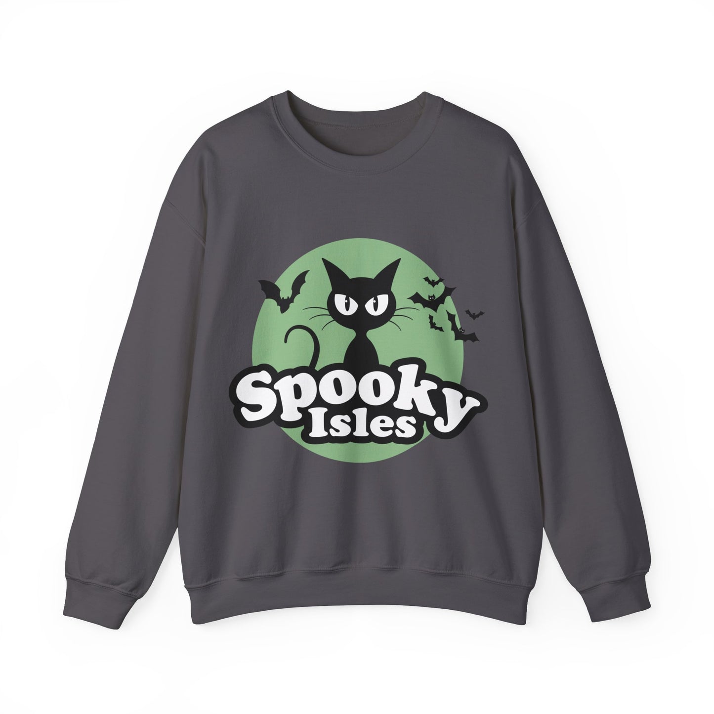 Spooky Cat Unisex Crewneck Sweatshirt