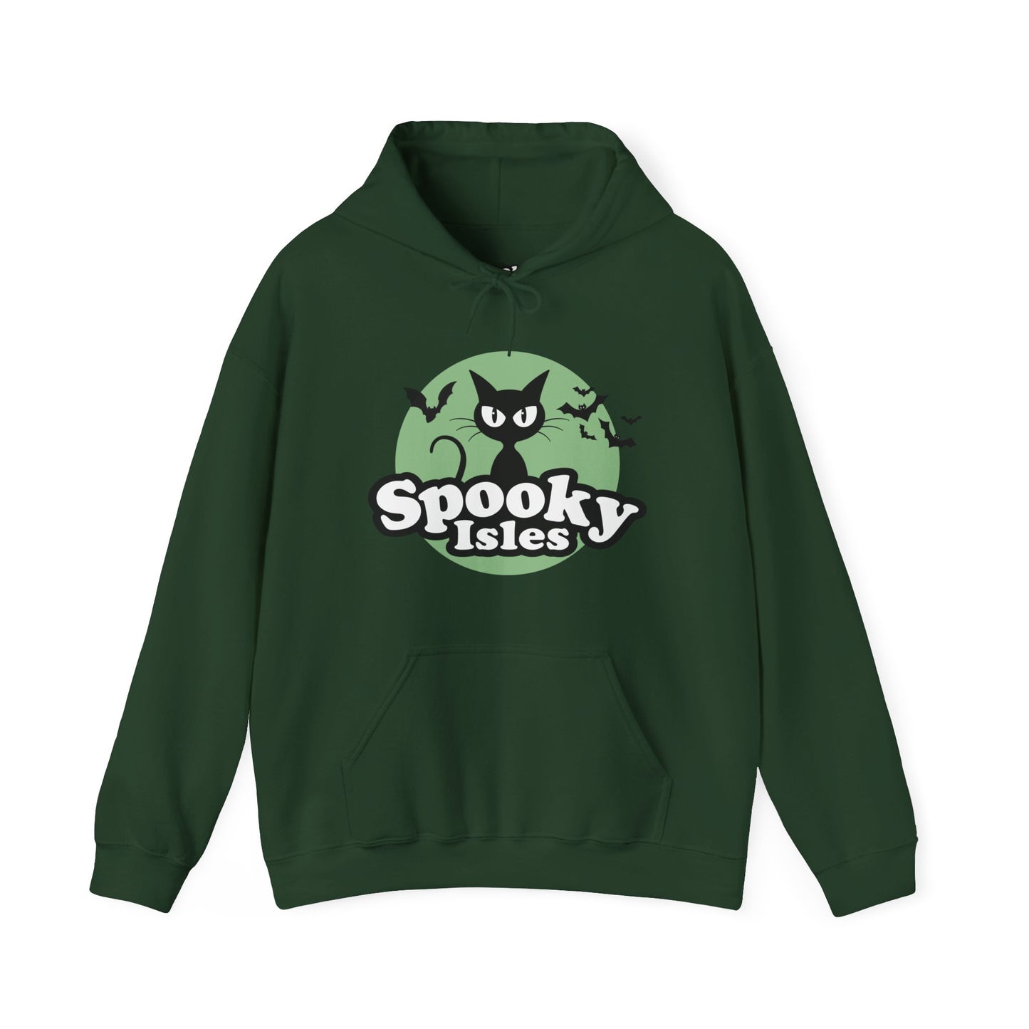 Spooky Cat Unisex Hooded Sweatshirt