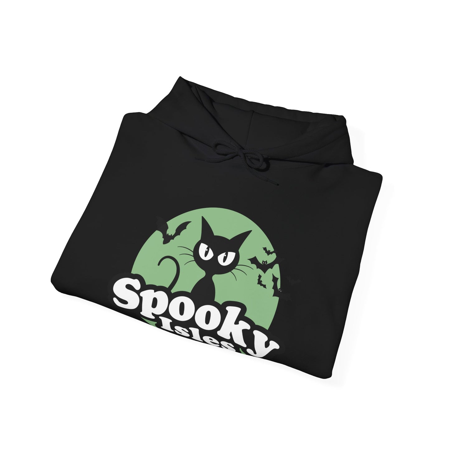 Spooky Cat Unisex Hooded Sweatshirt