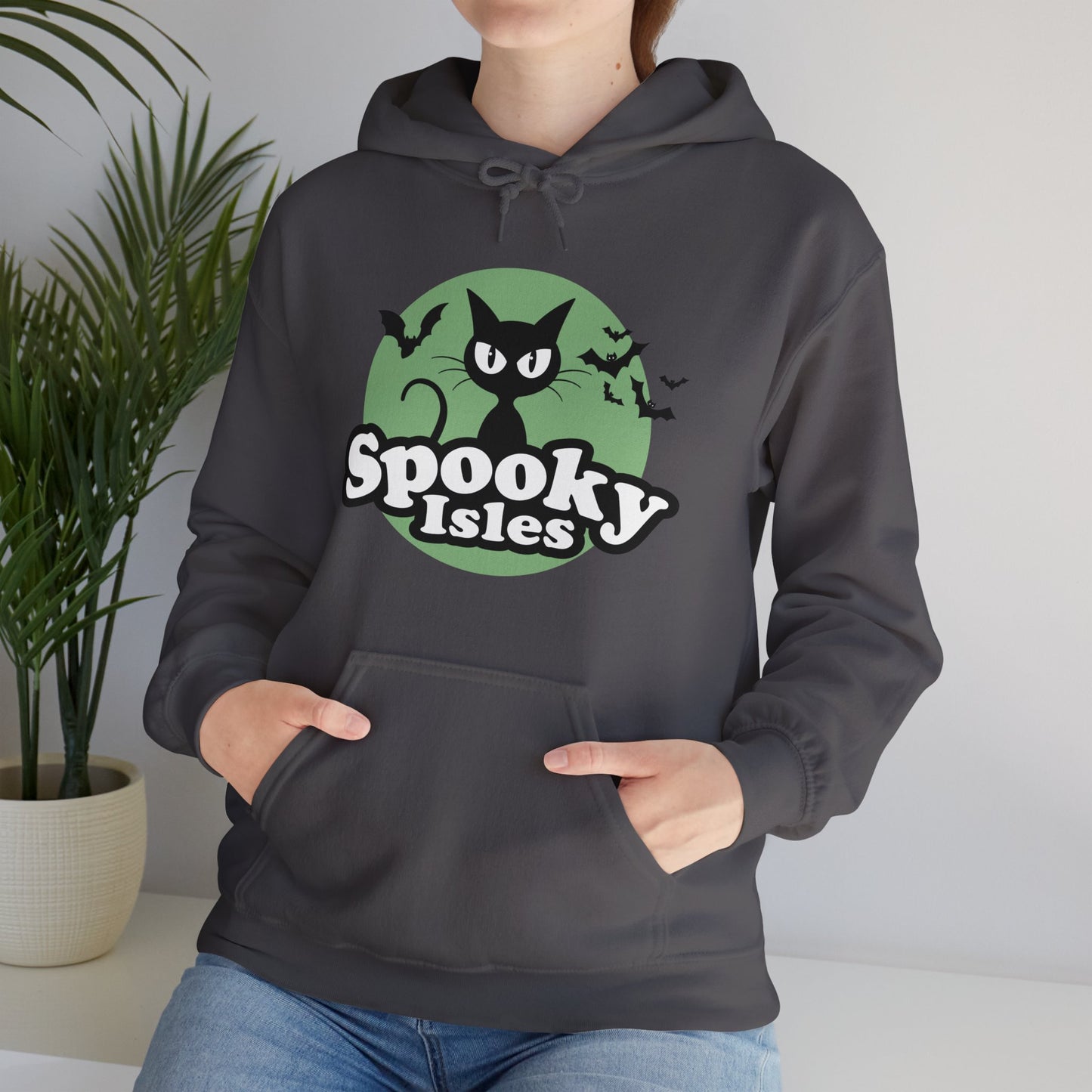 Spooky Cat Unisex Hooded Sweatshirt