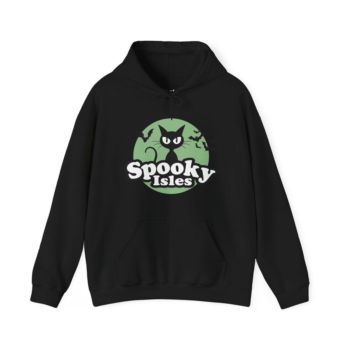 Spooky Cat Unisex Hooded Sweatshirt