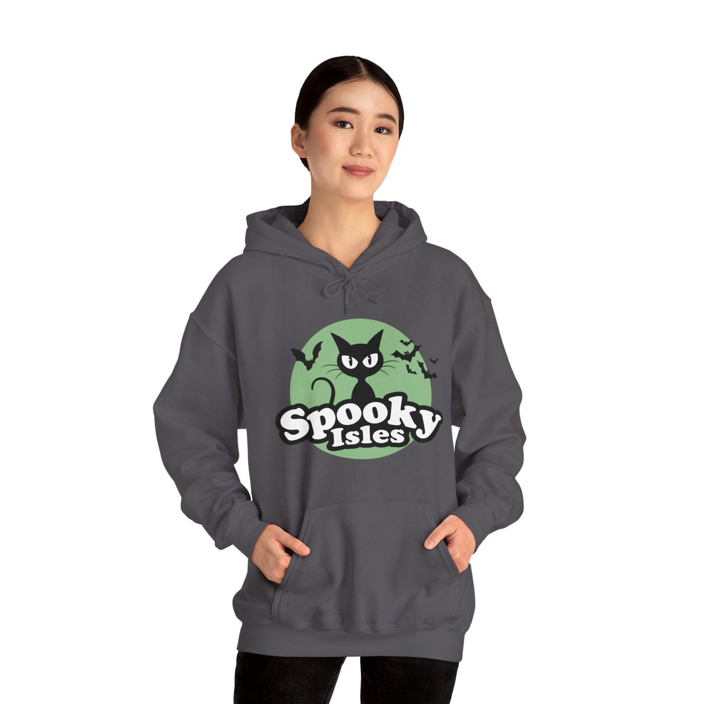 Spooky Cat Unisex Hooded Sweatshirt