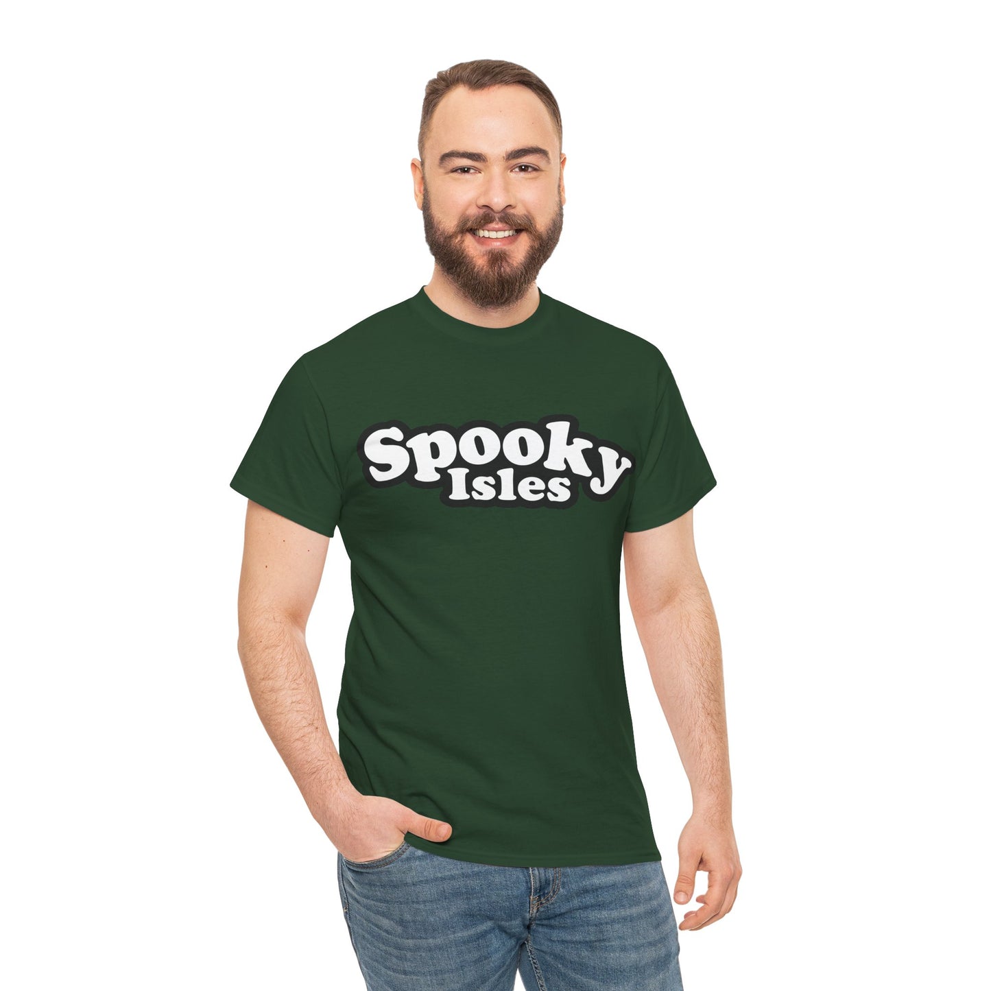 Spooky Isles Unisex Heavy Cotton Tee